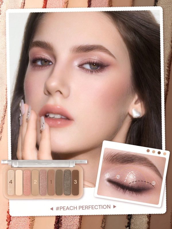 پالت سایه ۹ تایی شیگلم SHEGLAM Peach Perfection Palette