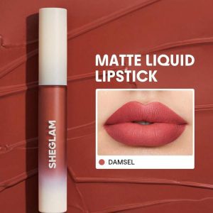 رژ مایع رنگ SHEGLAM Matte Liquid Lipstick – Damsel