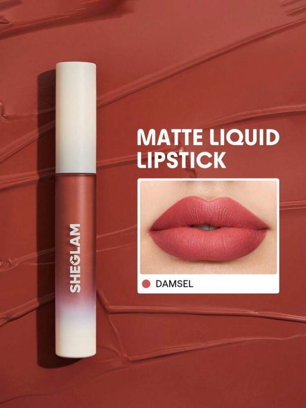 Product 114 image 1 رژ مایع رنگ SHEGLAM Matte Liquid Lipstick – Damsel