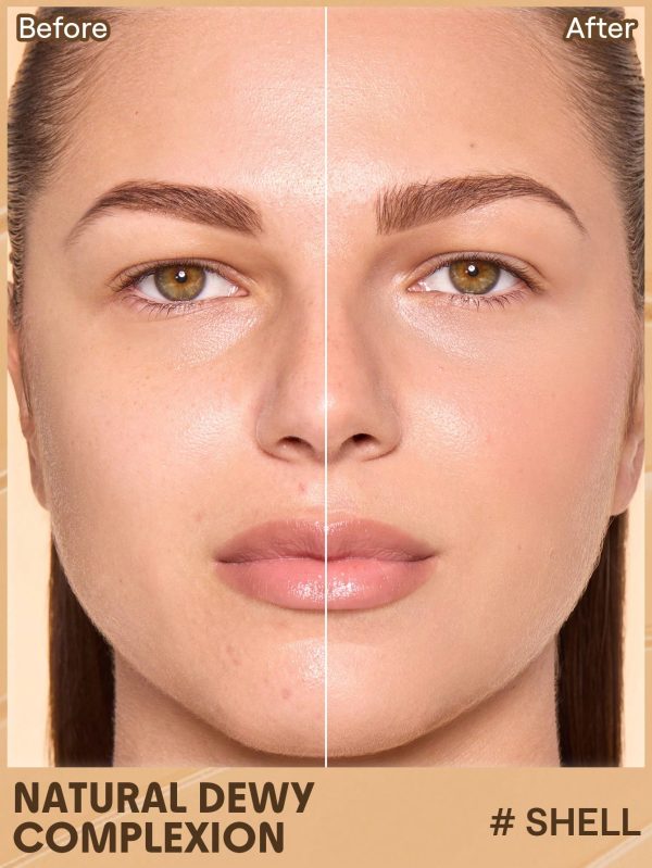 تینت صورت شیگلم Dew & Done – با SPF20، رنگ SHEGLAM Dew & Done Skin Tint Shell