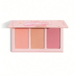 پالت رژگونه سه‌تایی شیگلم Sweet Cheeks صورتی– مدل Enamored (پودری مات) SHEGLAM Sweet Cheeks Blush Trio
