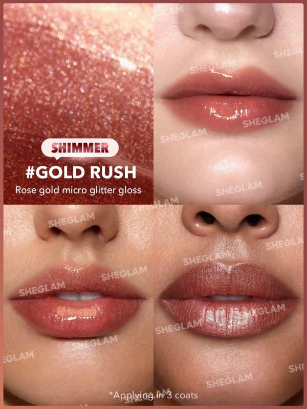 لیپ پلامپر شاینی شیگلم رنگ Sheglam Shiny Lip Plumper Gold Rush