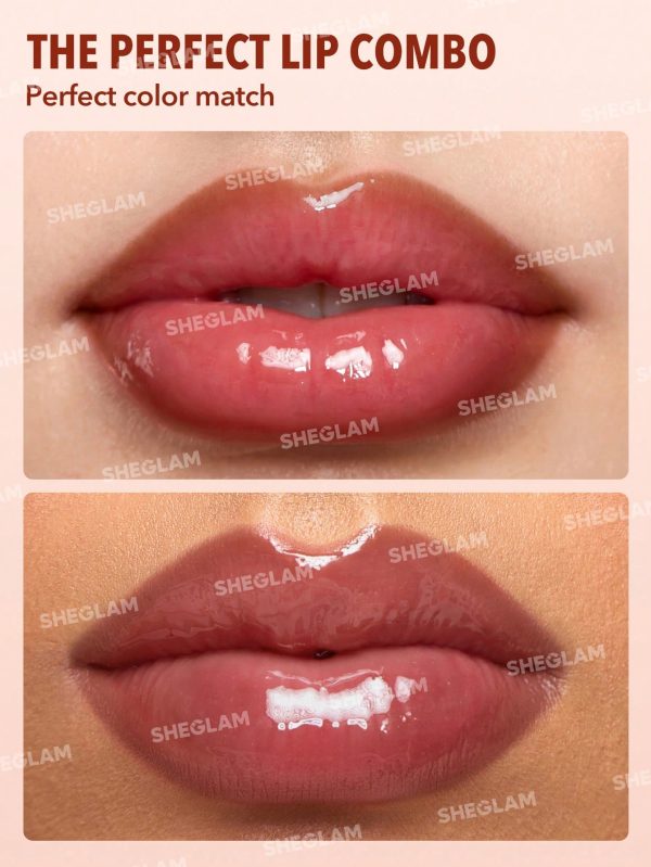 لیپ گلاس دو سر شیگلم لیپ رولز – رنگ SHEGLAM Lip Rules Liner & Gloss Pen Play Fair