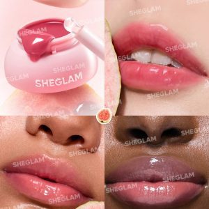 لیپ گلاس مربایی رنگ Sheglam Hydra Jelly Lip Jam - Guava glow