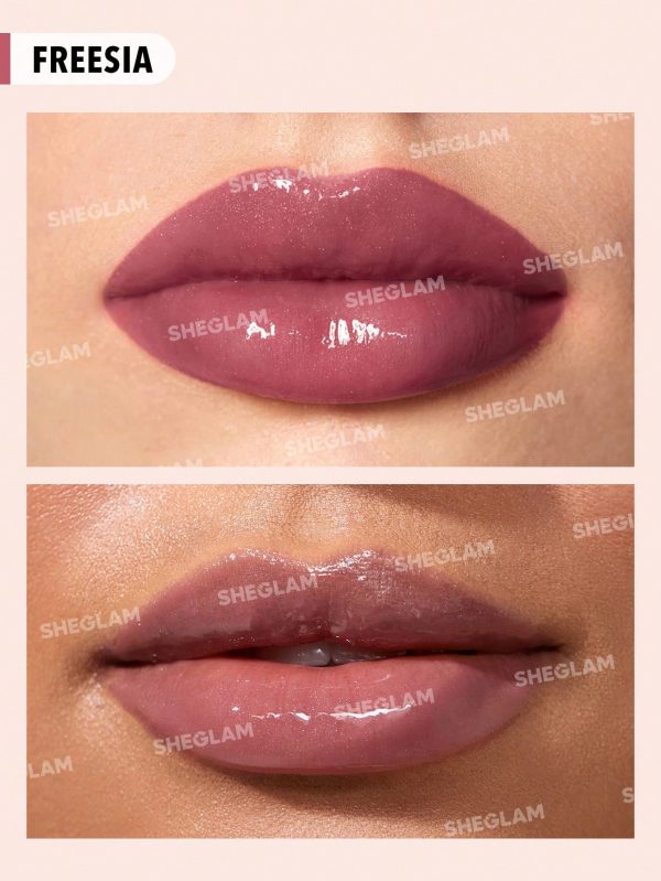 Product 221 image 1 لیپ گلاس کوشنی شاینی SHEGLAM Power Gloss – Freesia