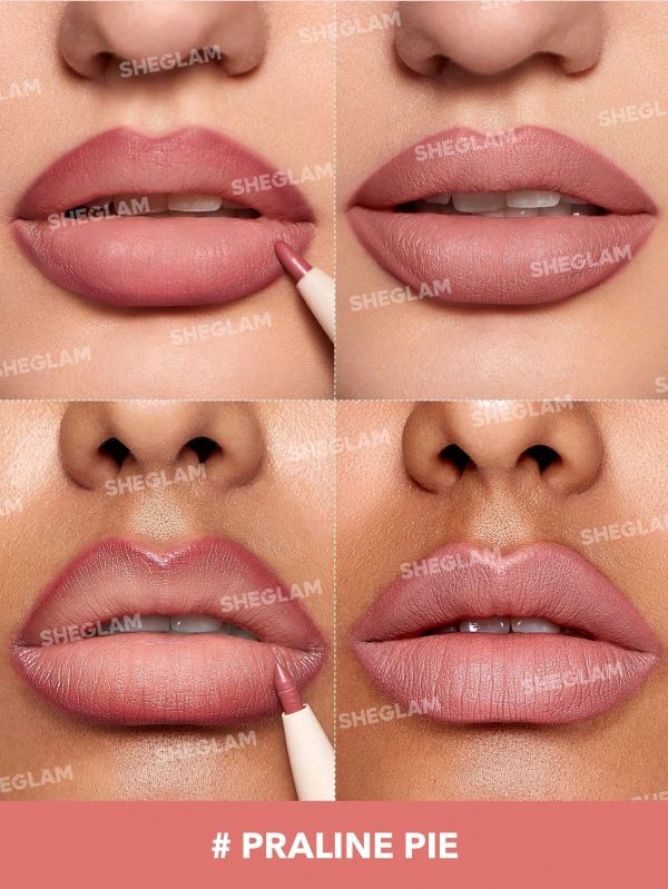 Product 225 image 1 رژ جامد دو سر– رنگ Sheglam Praline pie Lipstick