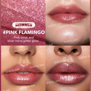 لیپ پلامپر شاینی رنگ Sheglam Shiny Lip Plumper Pink Flamingo