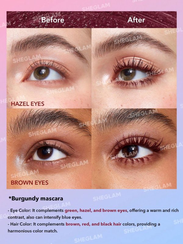 Product 241 image 1 ریمل دو سر شیگلم – رنگ زرشکی – SHEGLAM Dual-End Mascara Burgundy