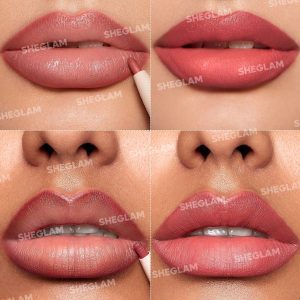 رژ لب و خط لب دو سر شیگلم – SHEGLAM Glam 101 Lipstick & Liner Duo – Cherry Fudge