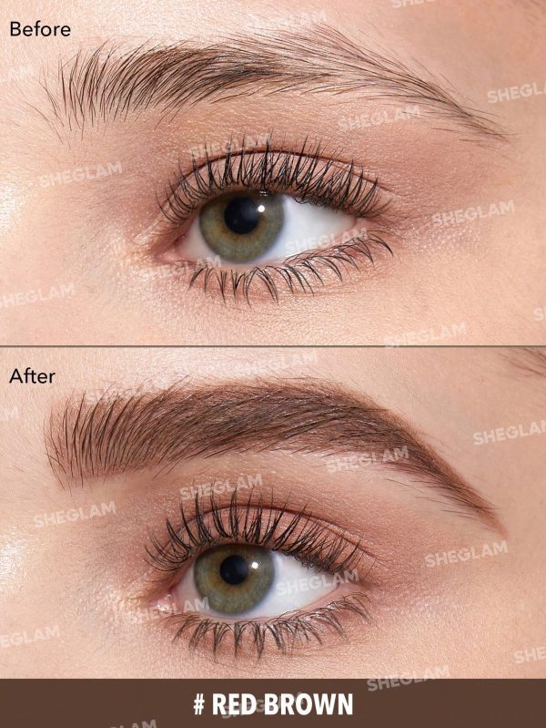 Product 145 image 1 ژل ابرو رنگی شیگلم – SHEGLAM Striking Brow Gel – Red-Brown