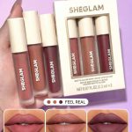 پک رژ مایع SHEGLAM Feel Real Lip Combo سایز Mini — SHEGLAM Matte Allure Mini Liquid Lipstick Set – Feel Real Lip Combo