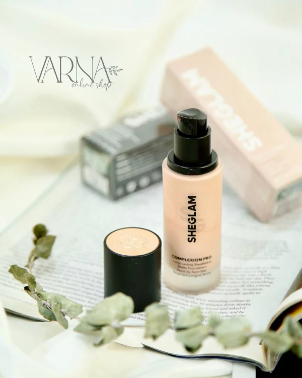کرم‌پودر مات و ماندگار SHEGLAM مدل Complexion Pro | پوشش بالا و سبک، ضد آب و کنترل چربی
