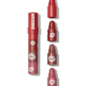 رژ ۴ طبقه پتالیستیک – SHEGLAM 4-Layer Lipstick – Petal stack