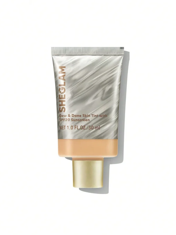 تینت صورت شیگلم Dew & Done – با SPF20، رنگ SHEGLAM Dew & Done Skin Tint Shell