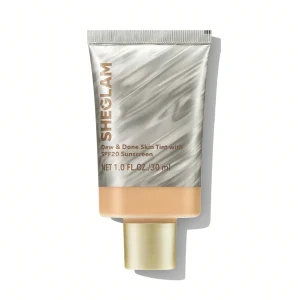 تینت صورت شیگلم Dew & Done – با SPF20، رنگ SHEGLAM Dew & Done Skin Tint Shell