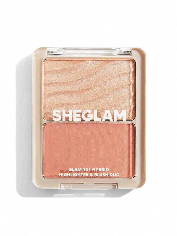 پالت رژگونه و هایلایتر خشک – Sheglam Blush & Highlighter Palette – St. Tropez