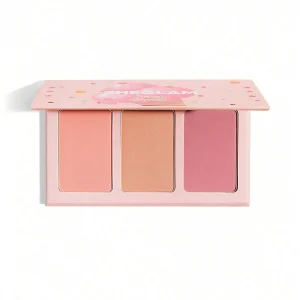 پالت رژگونه سهتایی شیگلم Sweet Cheeks صورتی– مدل Enamored (پودری مات) SHEGLAM Sweet Cheeks Blush Trio