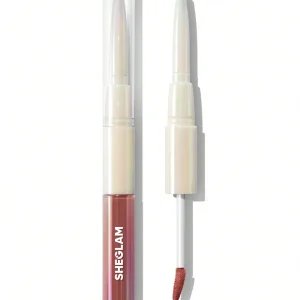 لیپ گلاس دو سر شیگلم لیپ رولز – رنگ SHEGLAM Lip Rules Liner & Gloss Pen Play Fair