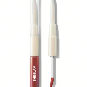 لیپ گلاس دو سر شیگلم لیپ رولز – رنگ SHEGLAM Lip Rules Liner & Gloss Pen Judgey Much