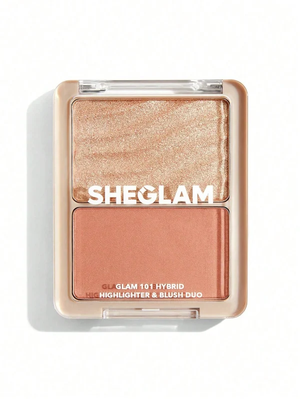 پالت رژگونه و هایلایتر خشک – Sheglam Blush & Highlighter Palette – Seville