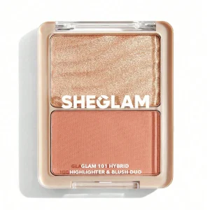 پالت رژگونه و هایلایتر خشک – Sheglam Blush & Highlighter Palette – Seville