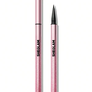خط چشم مایع ضدآب شیگلم لاین اند دیفاین – مشکی مات، بدنه طلایی SHEGLAM Line & Define Waterproof Liquid Eyeliner – Black Matte