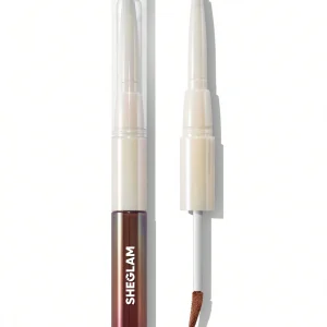 لیپ گلاس دو سر شیگلم لیپ رولز – رنگ SHEGLAM Lip Rules Liner & Gloss Pen By the book