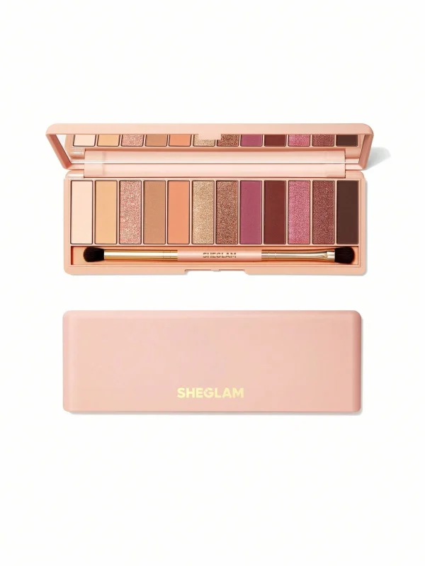 پالت سایه ۱۲ رنگ بری – SHEGLAM 12-Color Eyeshadow Palette – Berry