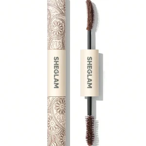 ریمل دو سر شیگلم – رنگ قهوهای – SHEGLAM Dual-End Mascara Macchiato– Brown