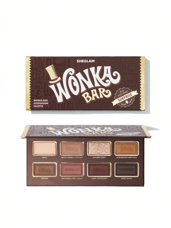 پالت سایه چشم ویلی ونکا شیگلم – SHEGLAM Willy Wonka Bar Eyeshadow Palette – Brown