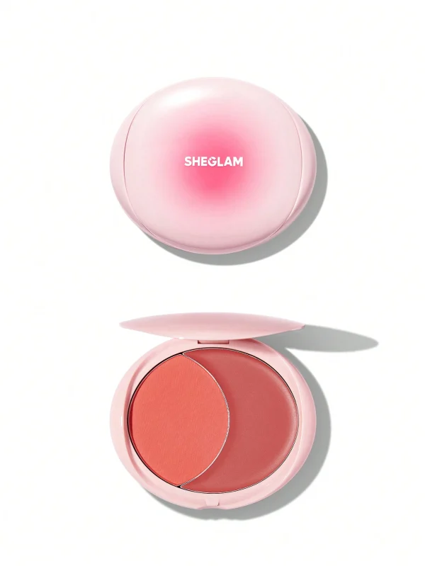 رژگونه دو تایی خیس و خشک cheek 2 Cheek Blush Duo Cherry Sorbet