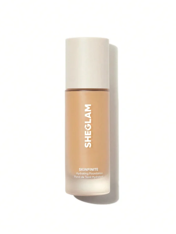 کرم پودر آبرسان پوست خشک SHEGLAM Skinfinite Hydrating Foundation Nude