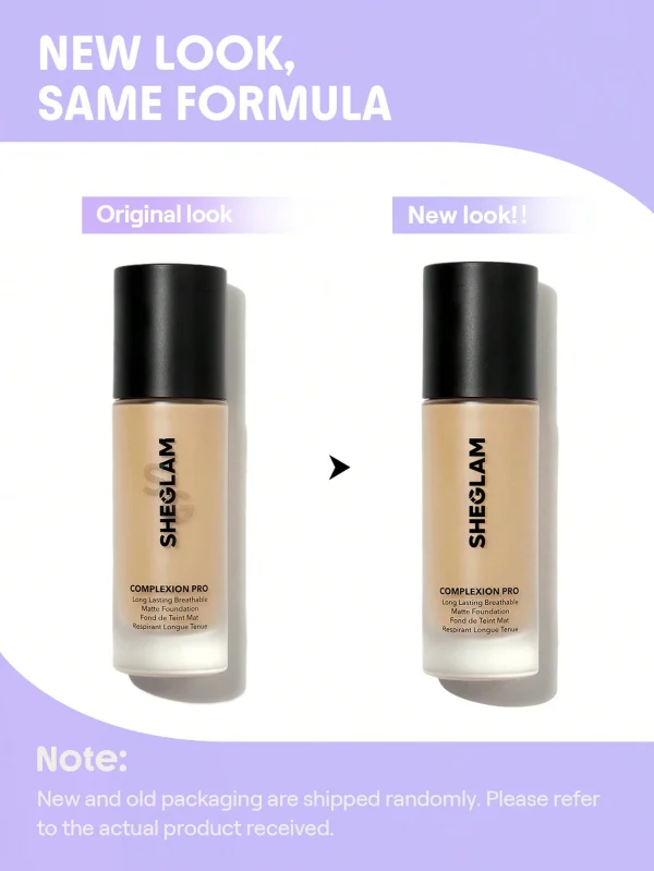 کرم پودر مات پوست چرب شیگلم SHEGLAM Complexion Pro Matte Foundation Shell